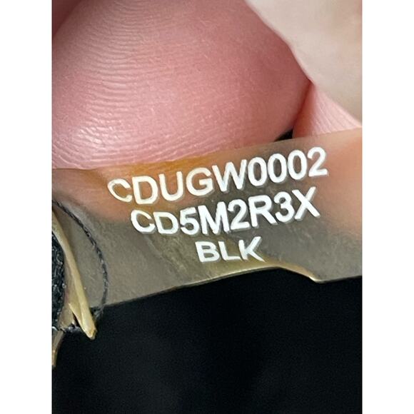 Calvin Klein LBD Lace Fit & Flare Dress Midi Sleeveless Size 6 Pleated - Picture 7 of 7